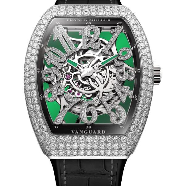 FRANCK MULLER Vanguard Dragon Slim Skeleton Replica Watch V 41 S AT SQT D NBR CD DRAGON VR